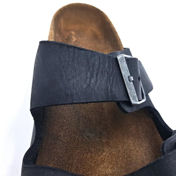 Birkenstock  Arizona Sfb Black Oil - Size 12 - Picture 7 of 14